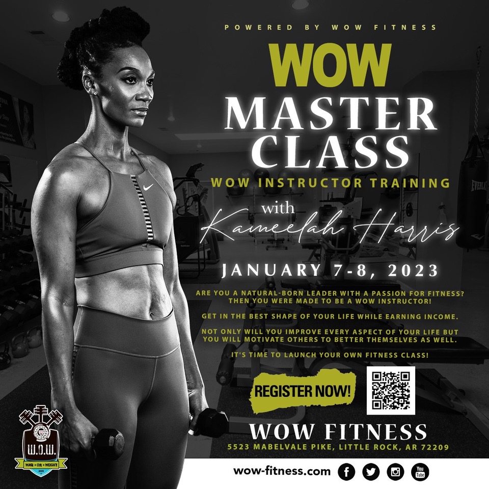 WOW Fitness — Master Class Series — Print project by We Design Culture, Little Rock, AR